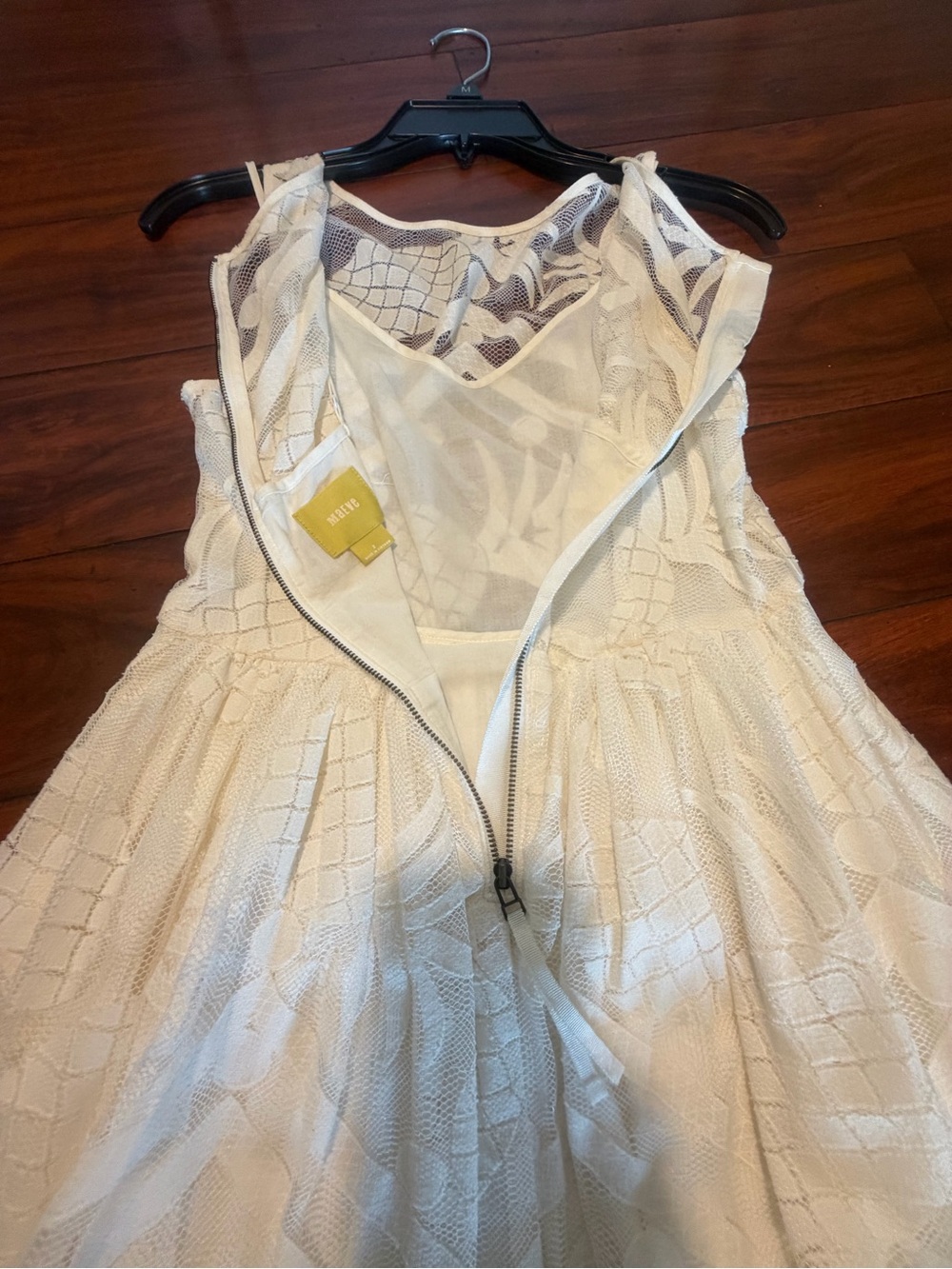 Maeve Cream Lace Midi Dress - Picture 7 of 9